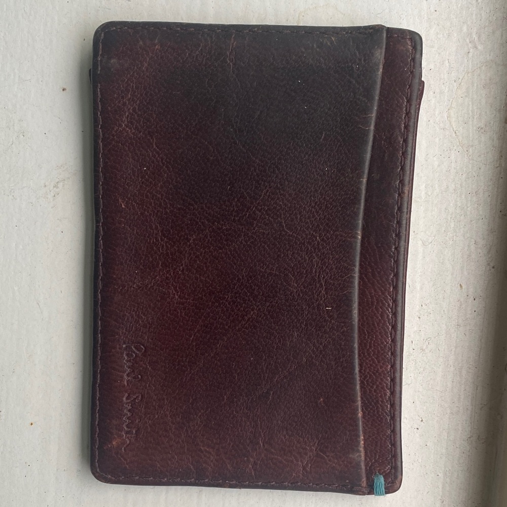 Paul Smith Dark Brown Leather Card Holder